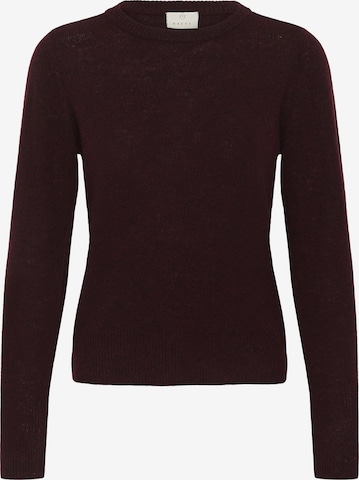 Pull-over 'Cashie' Kaffe en marron : devant
