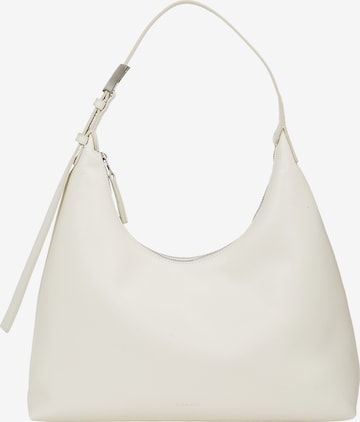 Calvin Klein - Bolso de hombro en blanco: frente