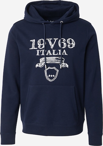 19V69 ITALIASweater majica 'MATTEO' - plava boja: prednji dio