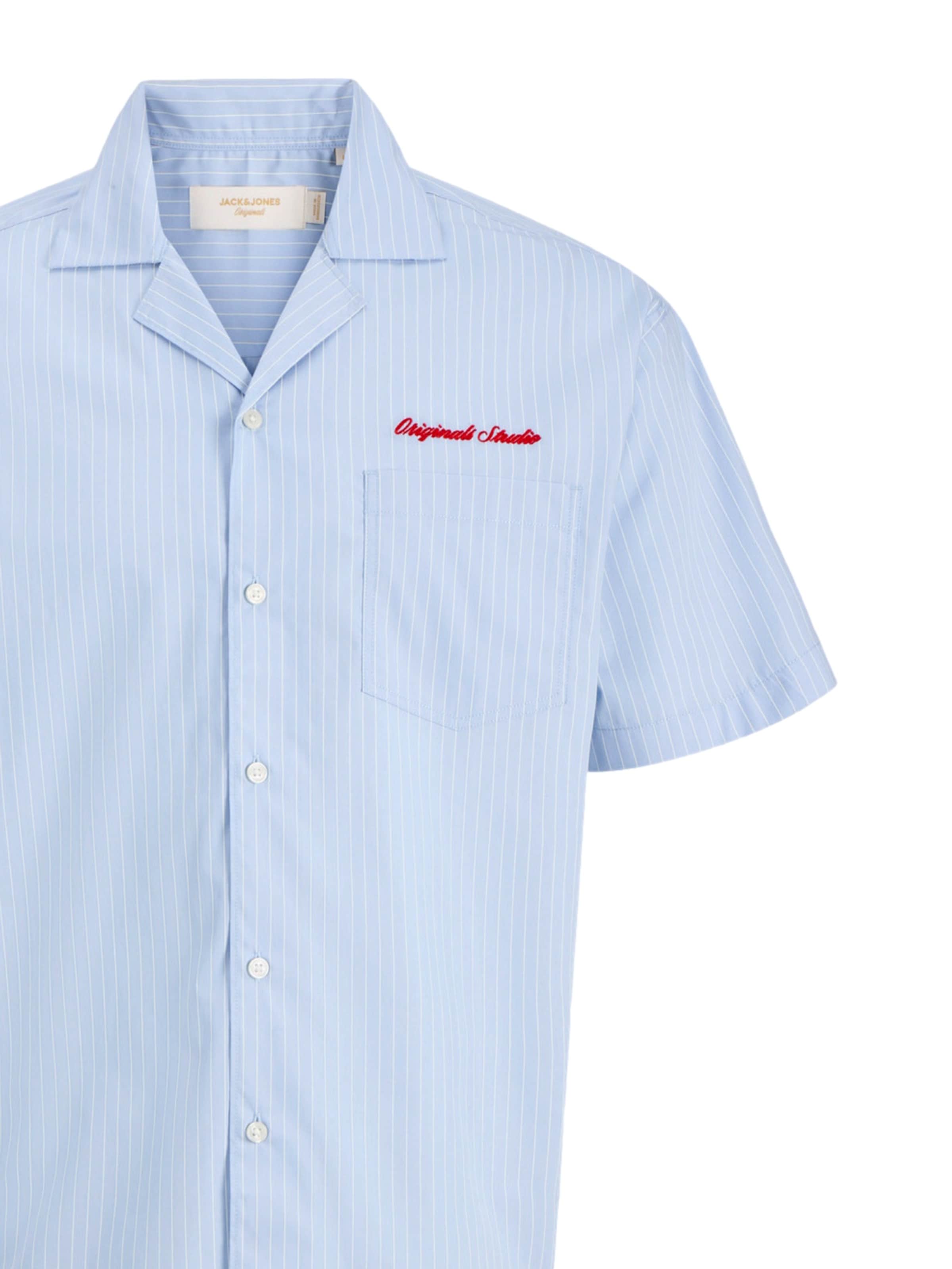 Jack & Jones Junior - Ajuste regular Camisa 'Menton' en azul