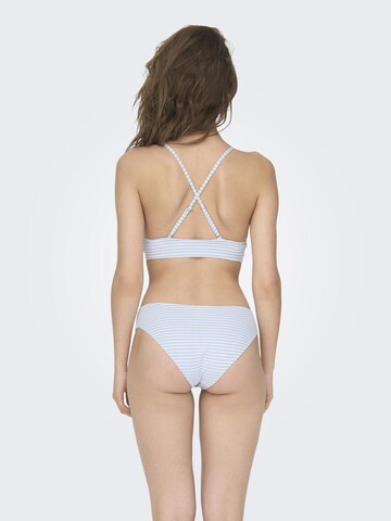 ONLY Triangel Bikini i blå