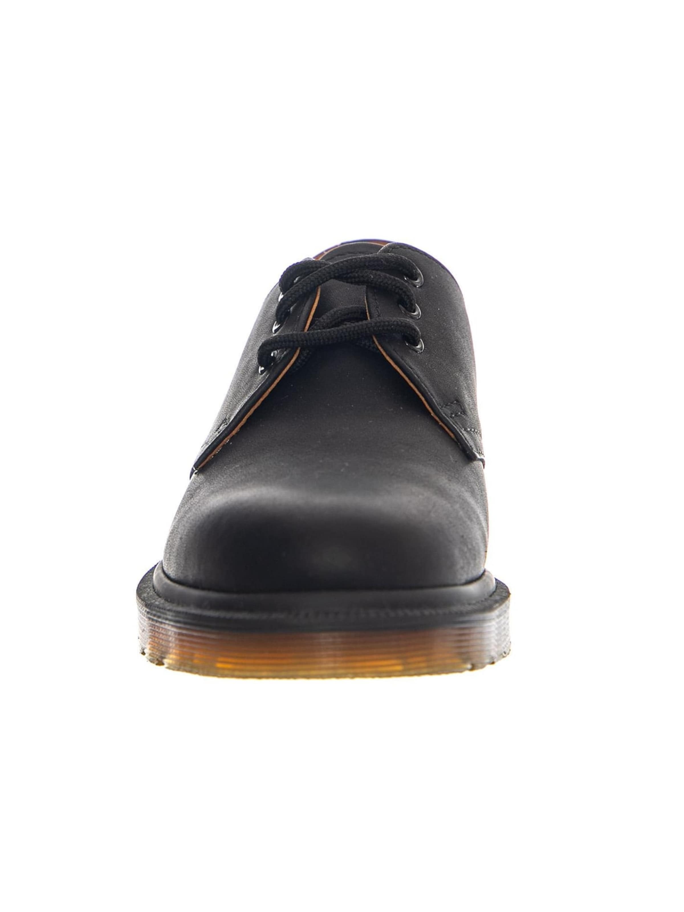 Chaussure à lacets 'Unisex 1461 Pw Lace-Up Black Noir Greasy Shoes' Dr. Martens en noir