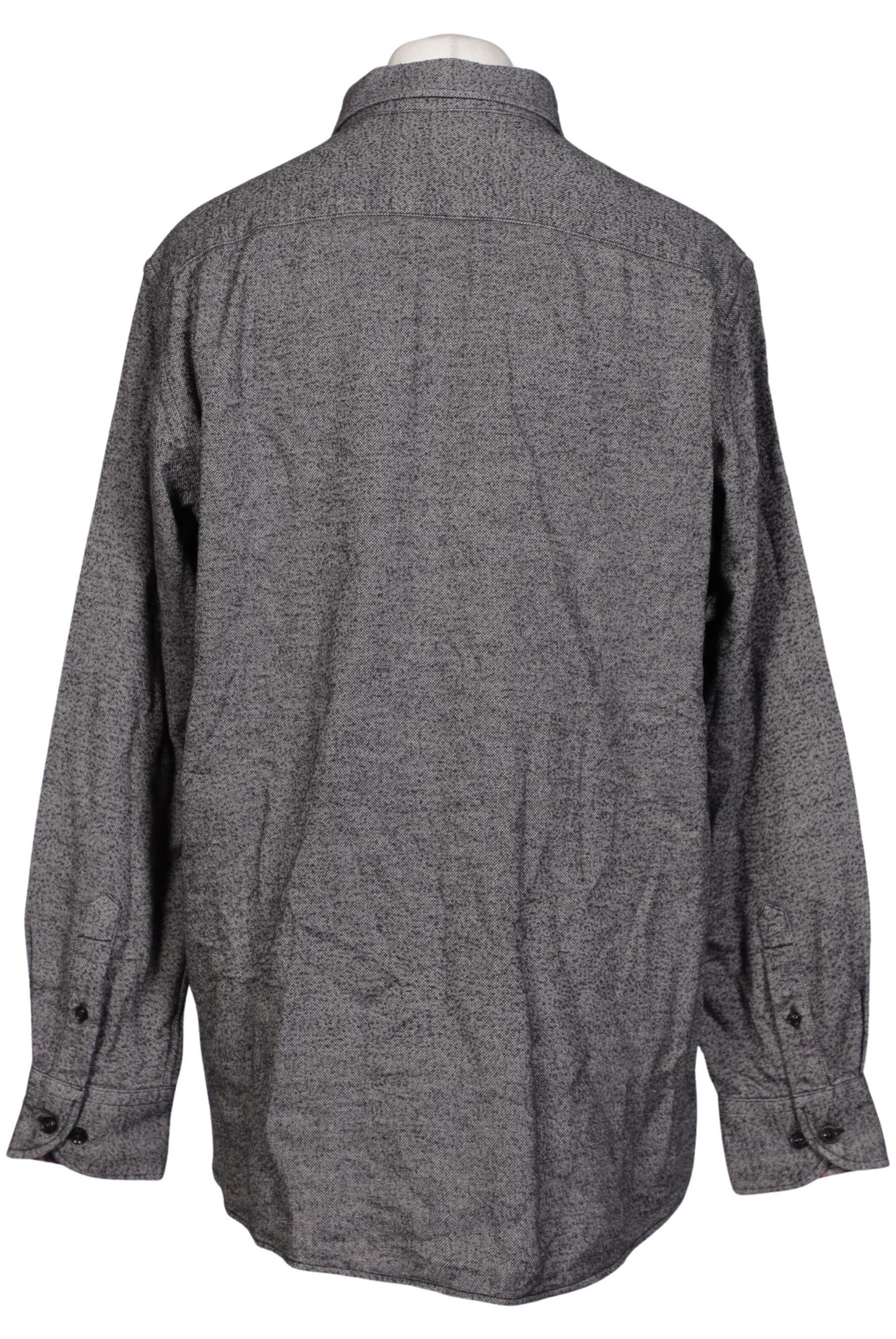 HECHTER PARIS Button Up Shirt in XL in Grey