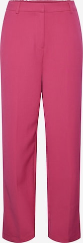 Y.A.S Szeroka nogawka Spodnie w kant 'Likka' w kolorze fioletowy: przód