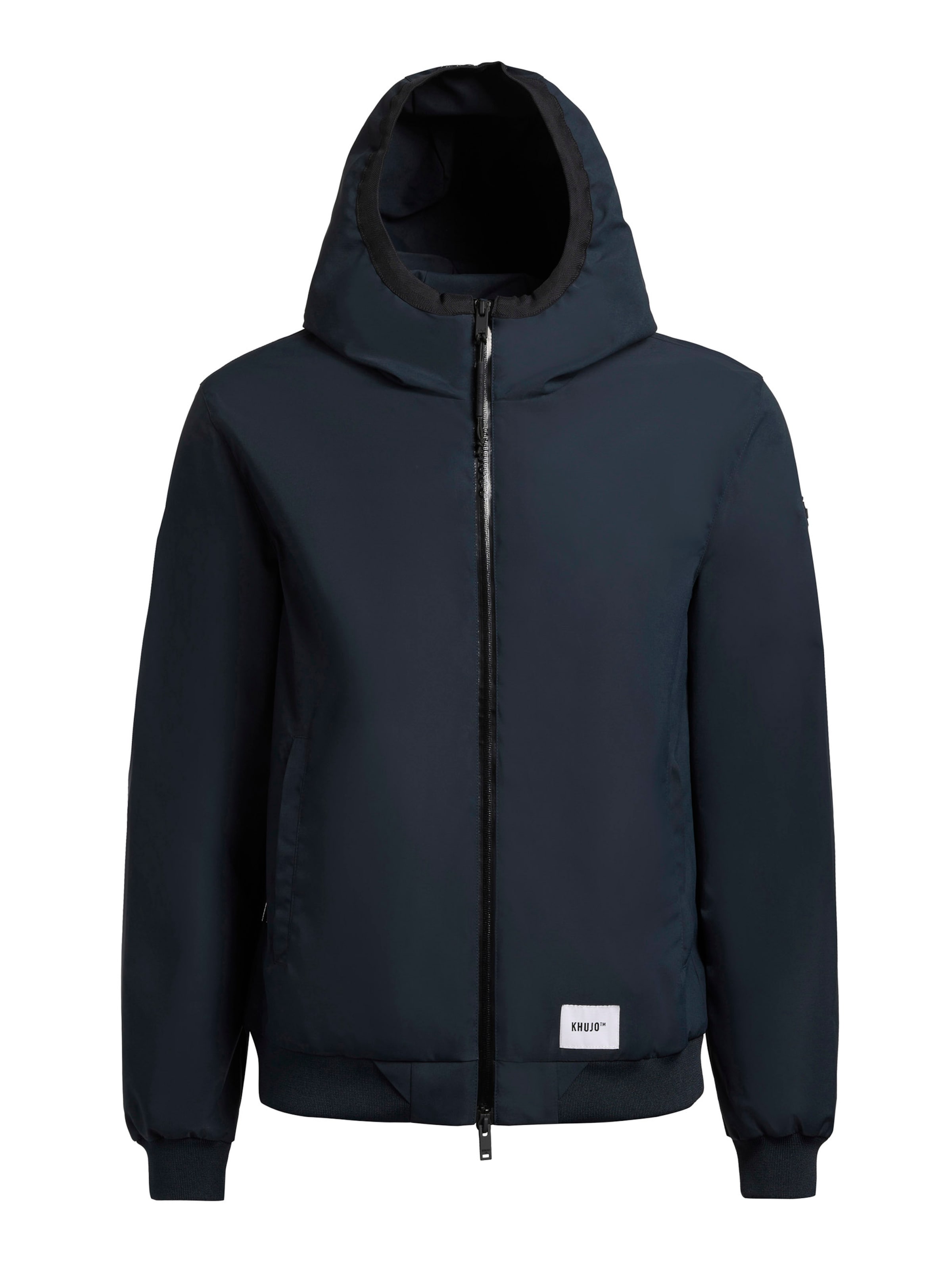 khujo Jacke 'LARM' in Blau: Vorderseite