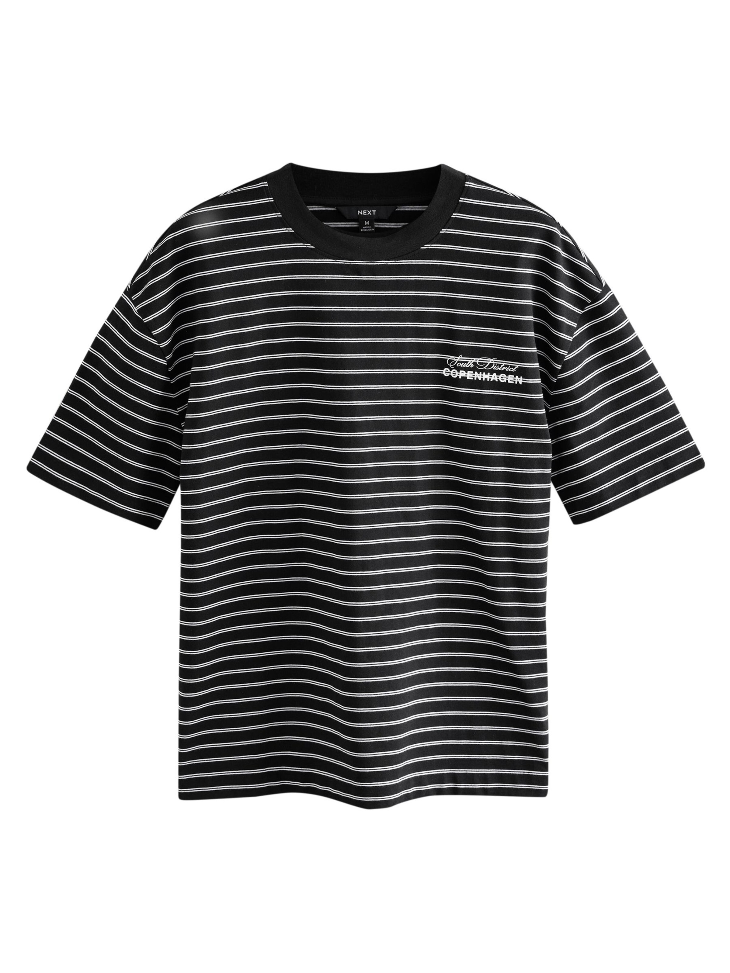 Next Shirt in Black: front