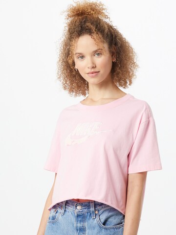 Nike Sportswear Shirt in Roze: voorkant