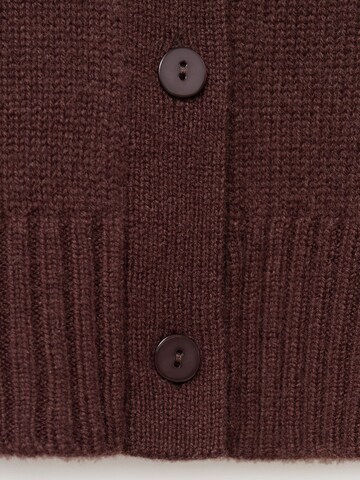 MANGO Knit cardigan 'SCORPIUS' in Brown