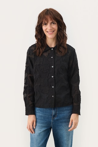 Part Two Blouse 'Ditta' in Black: front