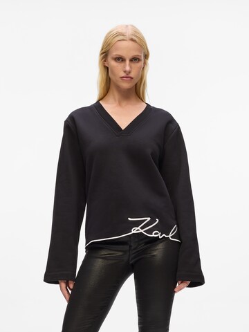 Karl Lagerfeld Tréning póló - fekete: elől