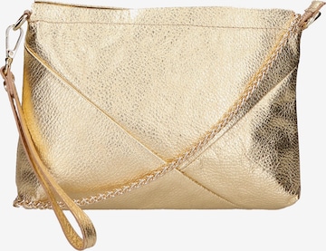Gave Lux Clutch in Gold: front