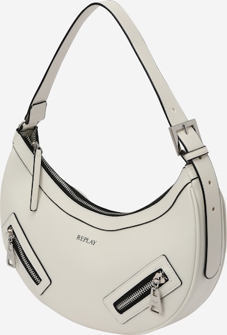 REPLAY Shoulder Bag in White