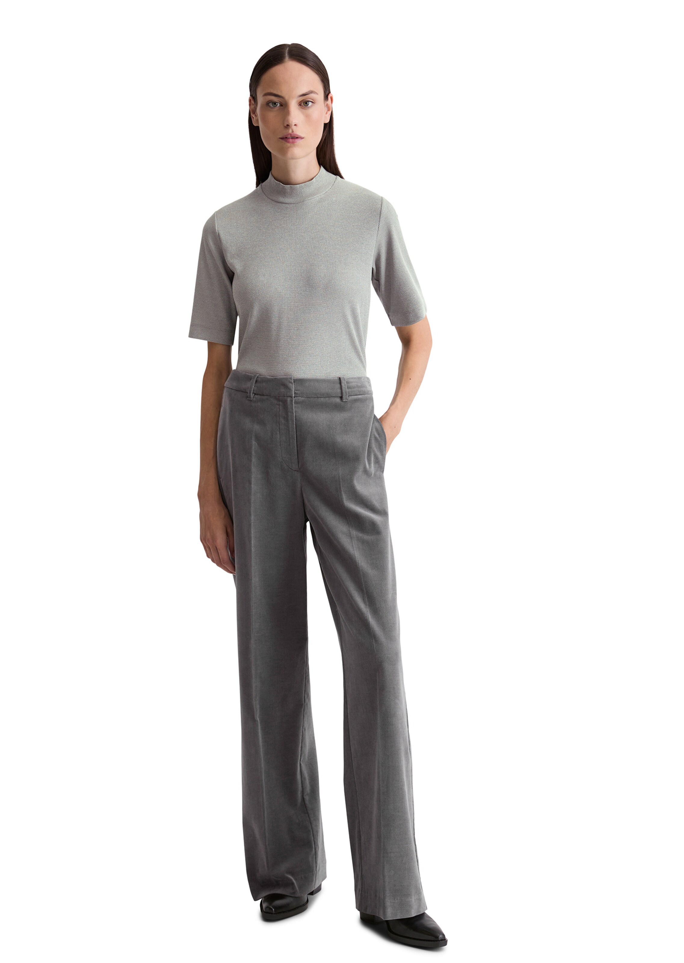 Marc O'Polo Loosefit Hose in Grau