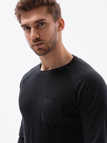 Ombre Shirt 'L137' in Schwarz