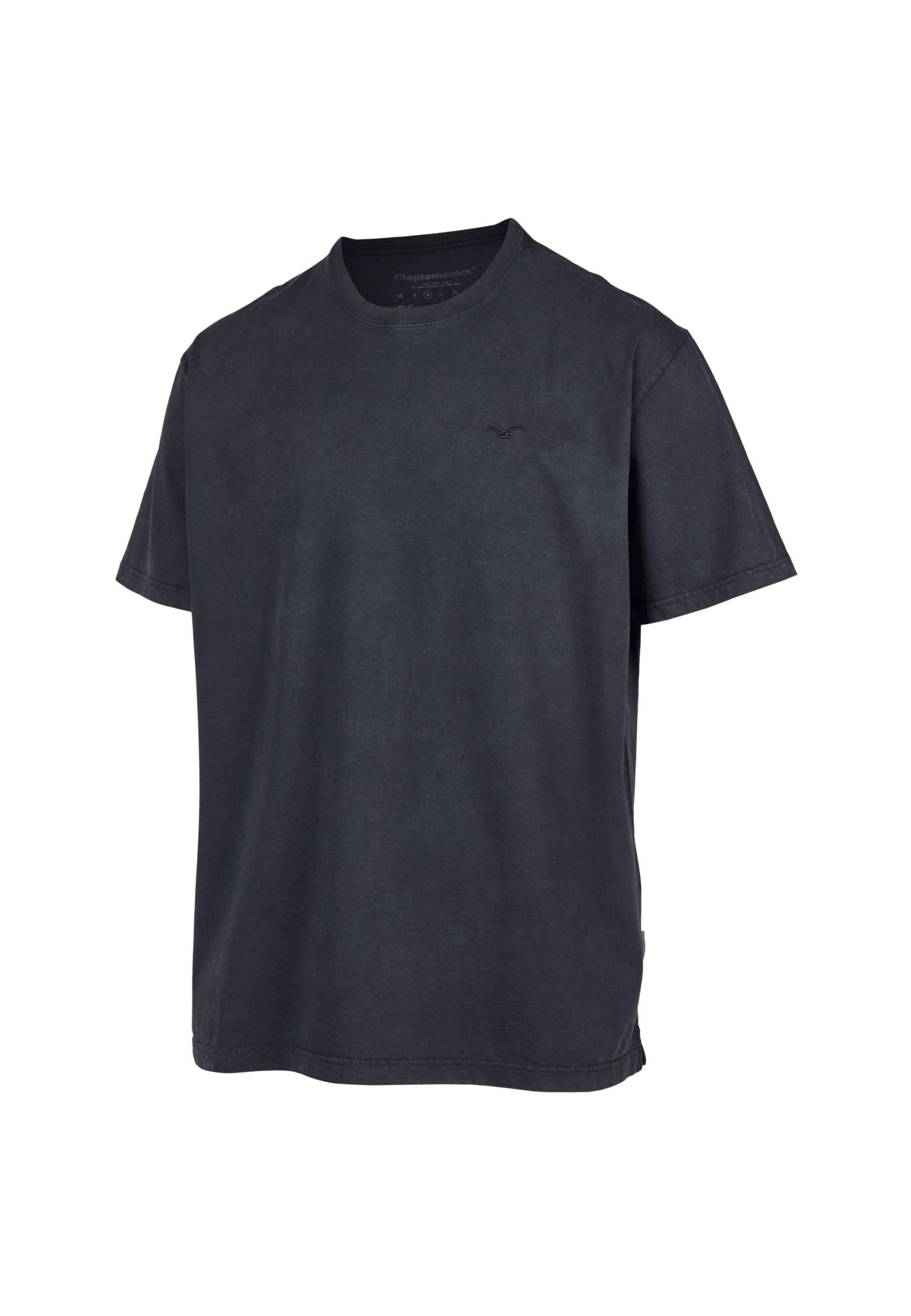 Cleptomanicx T-Shirt 'Boxy Tee Ligull Washed' in Grau