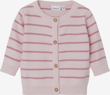 Cardigan 'FILELONE' NAME IT en rose : devant