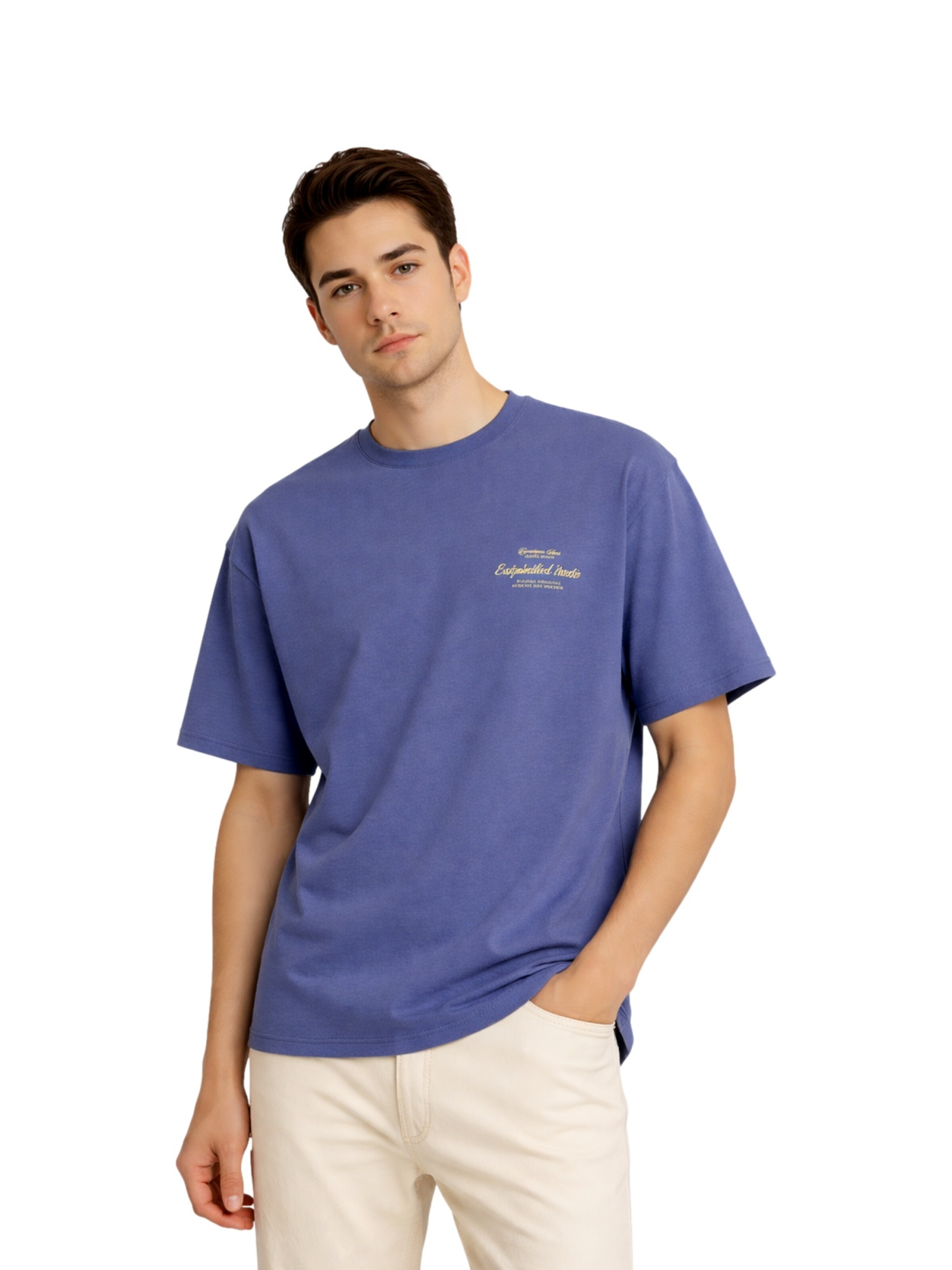 JACK & JONES Shirt 'Norrebro' in Blue: front