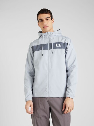 UNDER ARMOUR Športna jakna | siva barva: sprednja stran