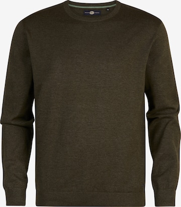 Petrol Industries Trui 'Quinhagak' in Groen: voorkant