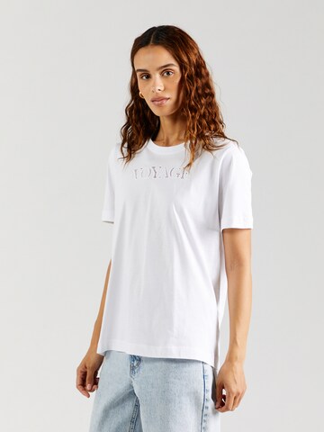 T-shirt s.Oliver en blanc : devant