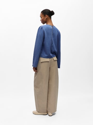 OBJECT Blouse 'OBJFRAME' in Blauw