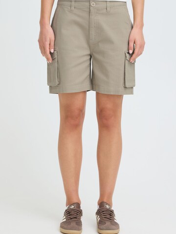 Oxmo Regular Shorts ' OXKvinne ' in Beige: Vorderseite
