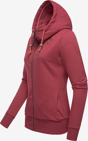 Ragwear Zip-Up Hoodie 'Paya' in Red