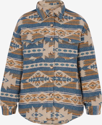 SANIKA Prechodná bunda - béžová / modrá / hnedá, Produkt