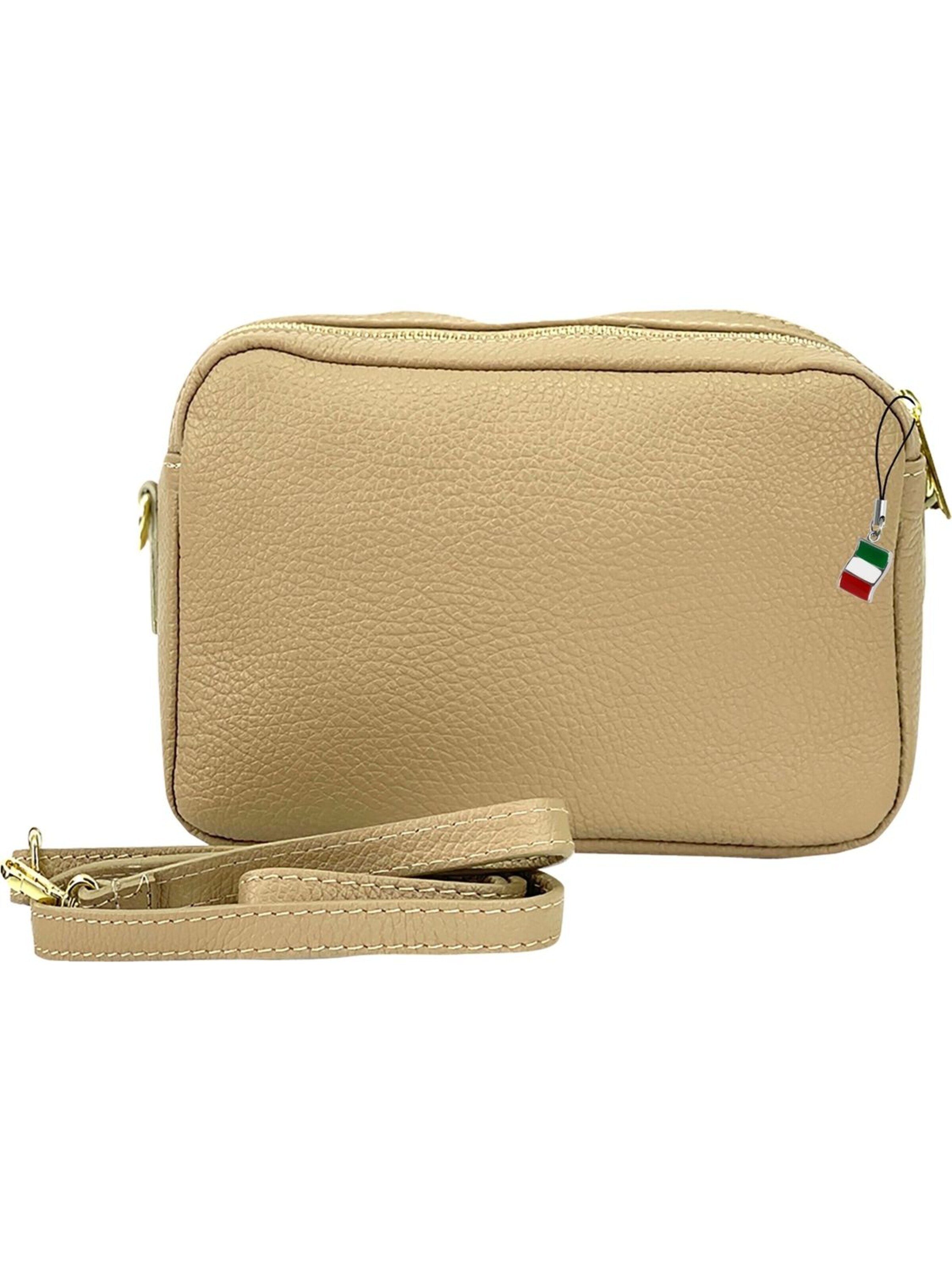 Florence Schoudertas in Beige: voorkant