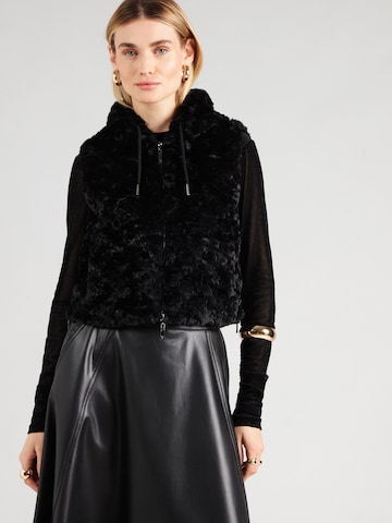 monari - Chaleco en negro: frente