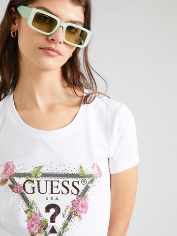 T-shirt GUESS en blanc