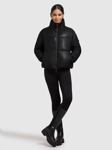 khujo Winter Jacket 'Khalia' in Black