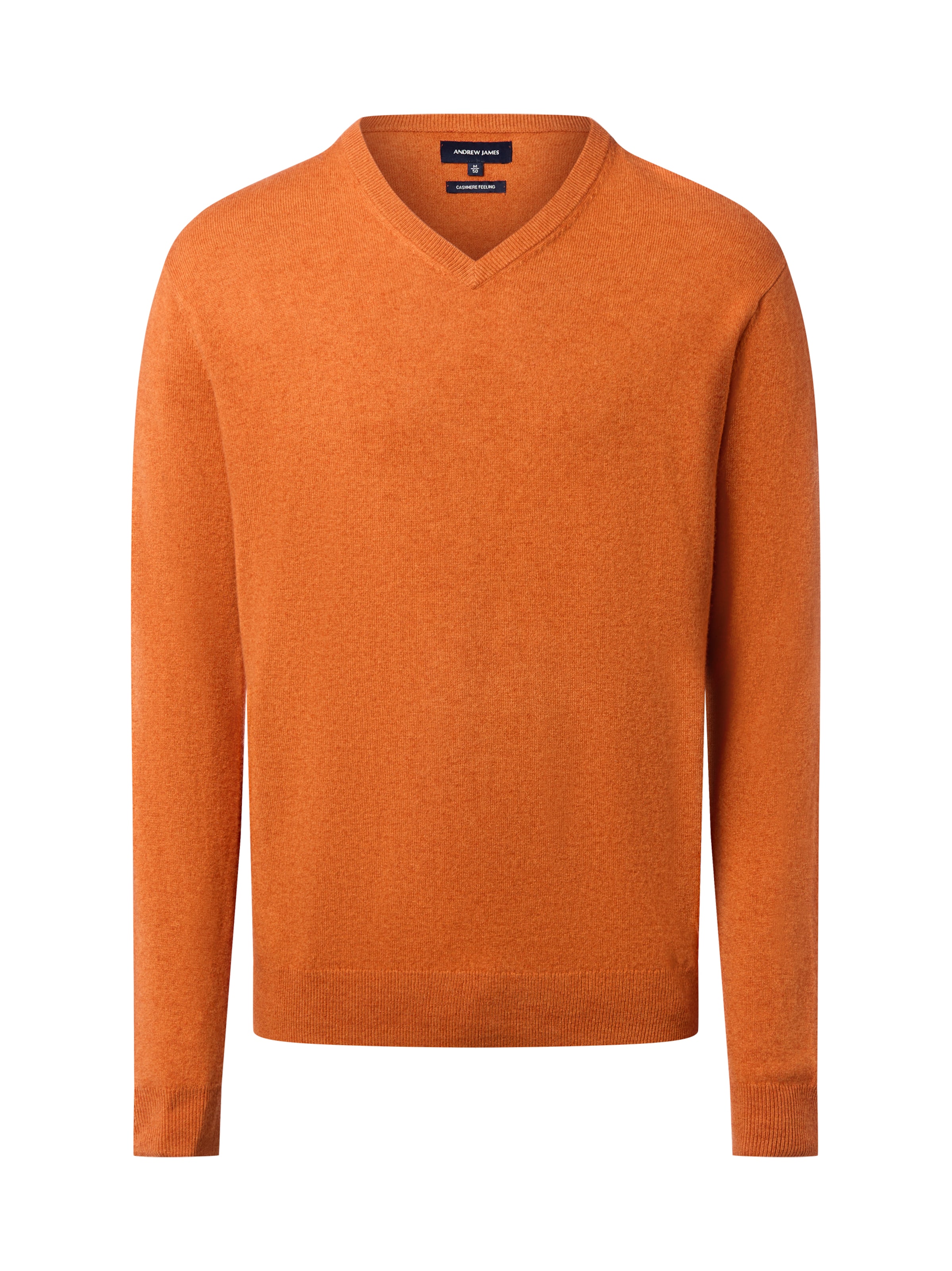 Andrew James Pullover in Orange: Vorderseite