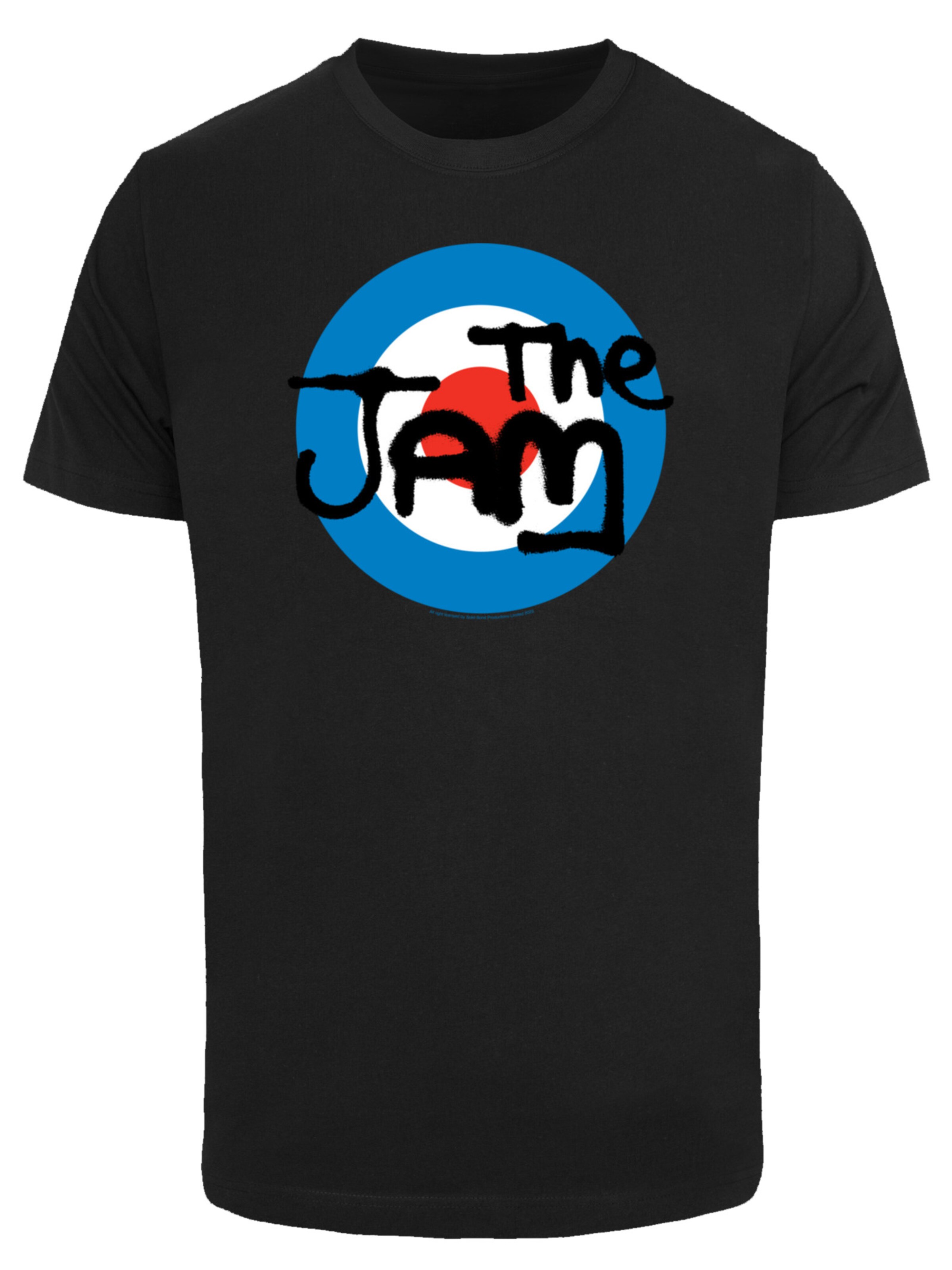 F4NT4STIC Shirt 'The Jam Band Classic Logo' in Black: front
