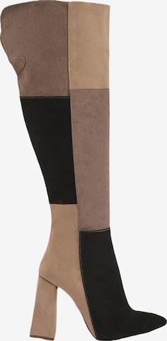 Boots 'Kamiyah' di Limoya in beige: frontale