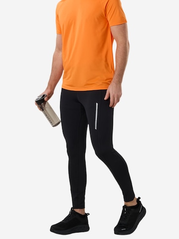 SWEDEMOUNT Skinny Sportbroek 'Core' in Zwart