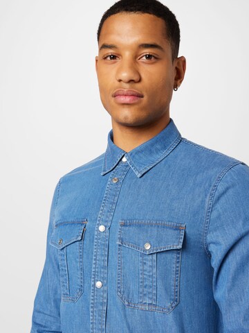 Zadig & Voltaire Regular fit Button Up Shirt in Blue