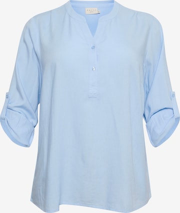 Camicia da donna 'Mille' di KAFFE CURVE in blu: frontale