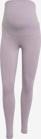 ADIDAS PERFORMANCE - Pantalón deportivo 'Optime Essentials' en lila: frente