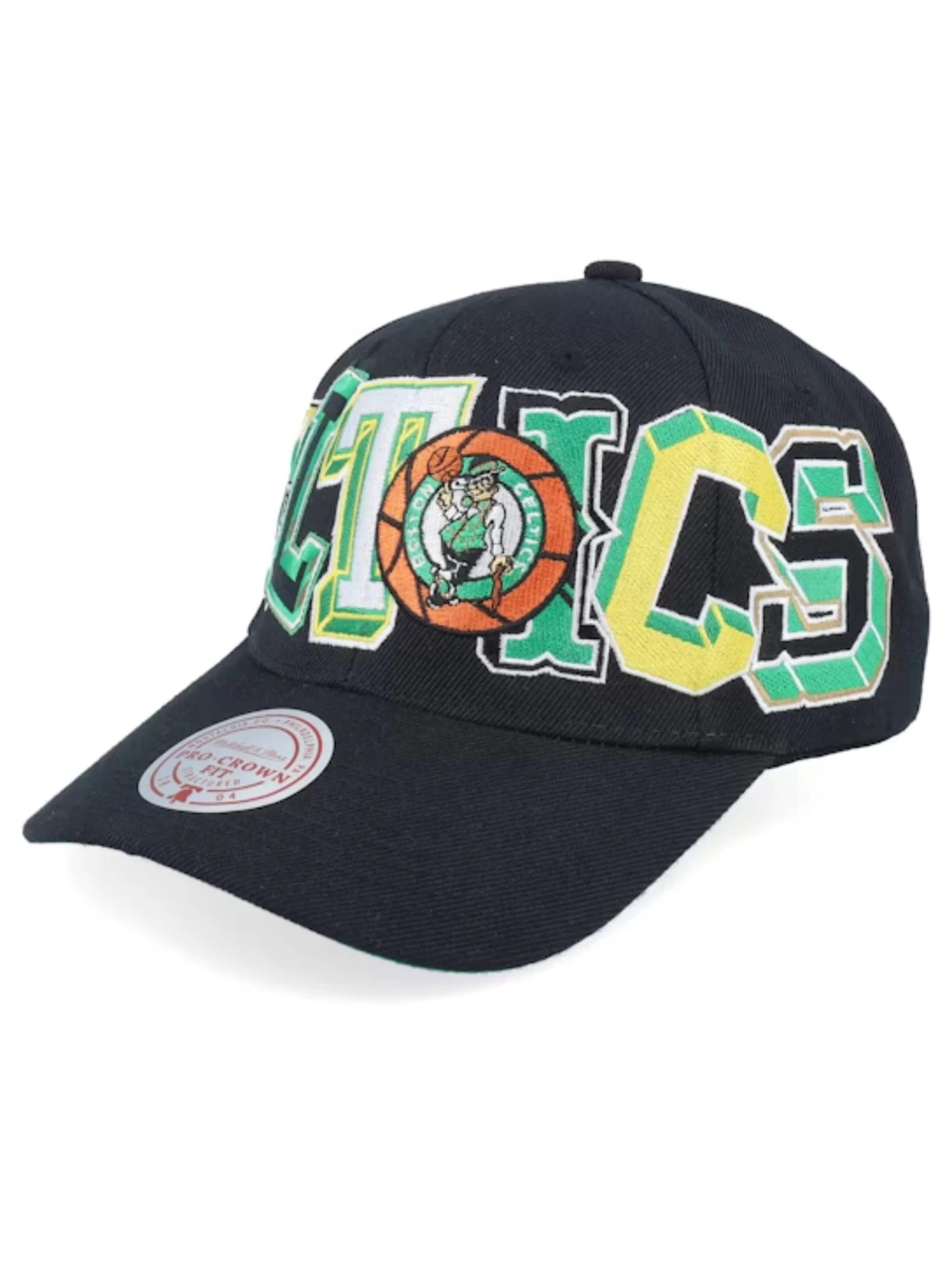 Mitchell & Ness Hætte 'Gorra mitchell & ness negra celtics hyper type pro snapback' i 54-64 i sort, Produktvisning