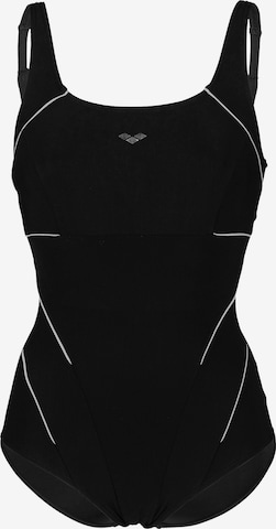 ARENA Bustier Strój kąpielowy sportowy 'Jewel' w kolorze czarny: przód