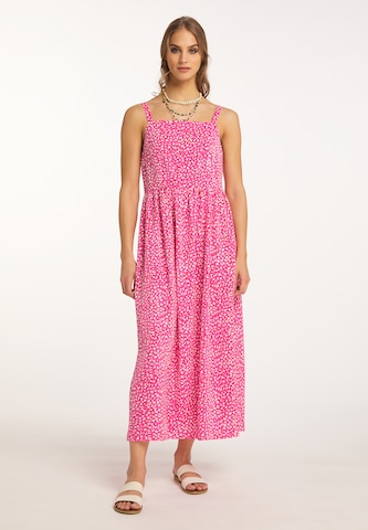 Robe d’été 'Gaya' IZIA en rose : devant