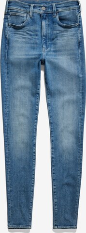 G-Star RAW Skinny Jeans in Blauw: voorkant