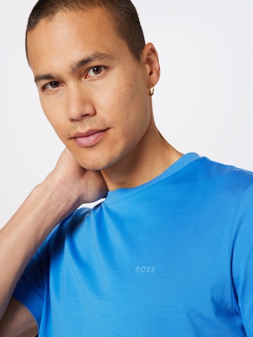 BOSS Black T-Shirt 'Thompson 01' in Blau