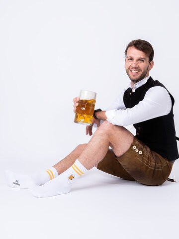 Occulto Athletic Socks 'Rio' in White