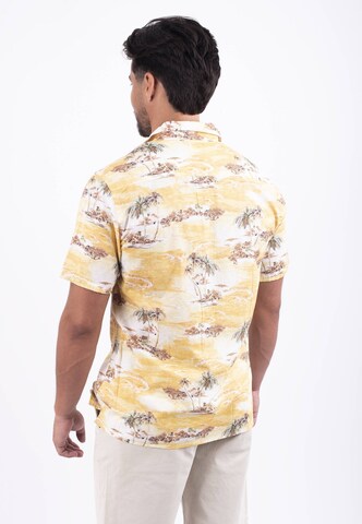 Panareha Regular fit Button Up Shirt 'KALAPAKI' in Yellow