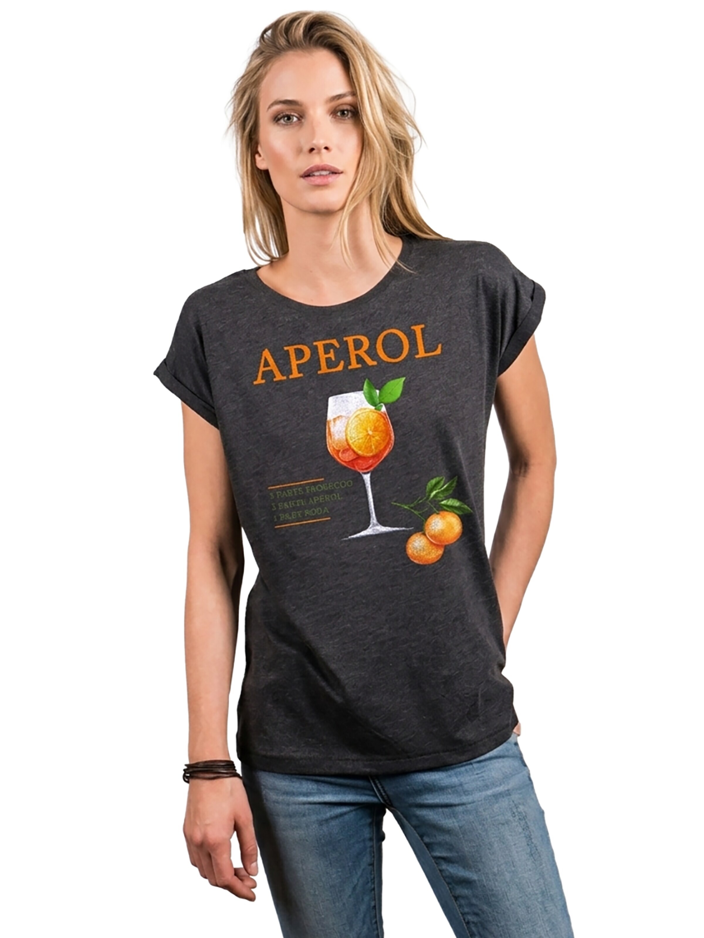 MAKAYA Shirt 'Aperoli' in Grey: front