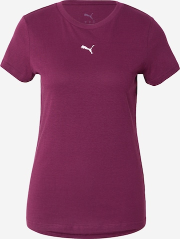 PUMA - Camisa 'ESS' em vermelho: frente