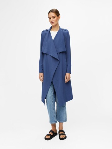 Manteau mi-saison OBJECT en bleu : devant