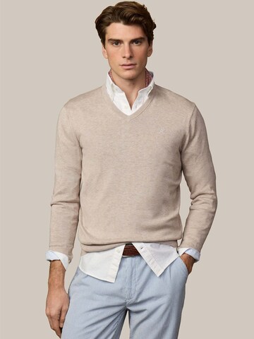 Hackett London Trui 'ESS' in Beige